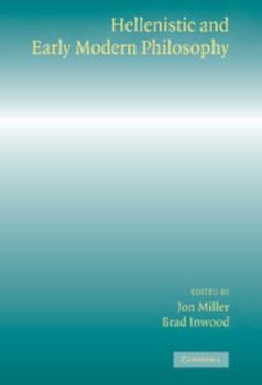 Hardcover Hellenistic and Early Modern Philosophy Book