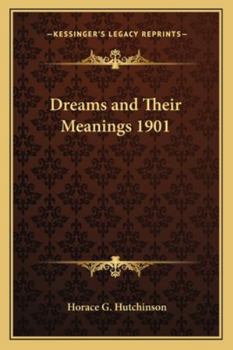 Paperback Dreams and Their Meanings 1901 Book