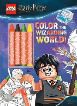 Paperback Lego Harry Potter: Color the Wizarding World Book