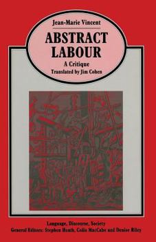 Paperback Abstract Labour: A Critique Book
