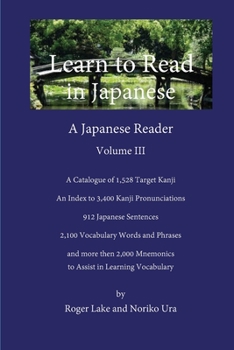 Paperback Learn to Read in Japanese, Volume III Book