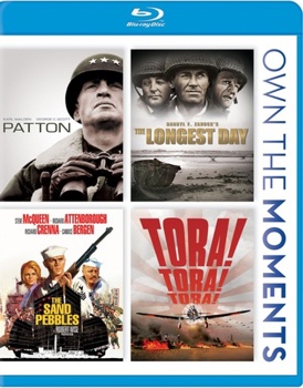 Blu-ray Patton / Longest Day / Sand Pebbles / Tora Tora Book