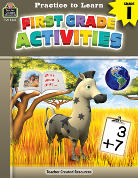 Paperback Practice to Learn: First Grade Activities (Gr. 1) Book