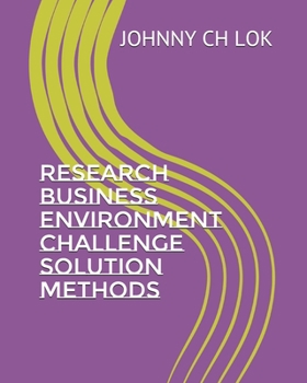 Paperback Research Business Environment Challenge Solution Methods Book