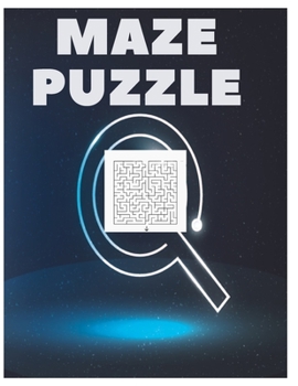 Paperback Maze Puzzle: Activity Book 100 page Book