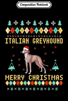 Composition Notebook: Italian Greyhound Face Graphic Art  Journal/Notebook Blank Lined Ruled 6x9 100 Pages