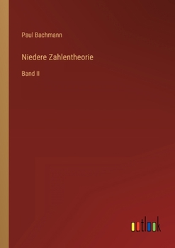 Paperback Niedere Zahlentheorie: Band II [German] Book
