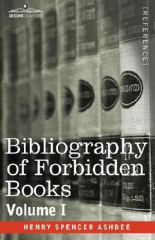 Hardcover Bibliography of Forbidden Books - Volume I Book