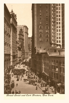 Paperback Vintage Journal Broad Street Curb Brokers, New York City Book