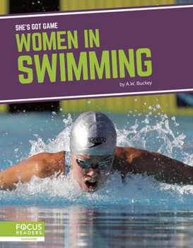 Library Binding Women in Swimming Book