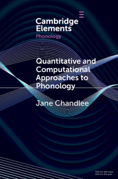 Paperback Quantitative and Computational Approaches to Phonology Book