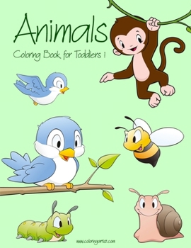Paperback Animals Coloring Book for Toddlers 1 Book