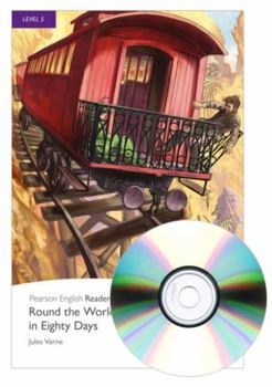 Paperback Penguin Readers 5: Round the World in Eight Days Book & MP3 Pack Book