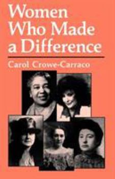Paperback Women Who Made a Difference Book