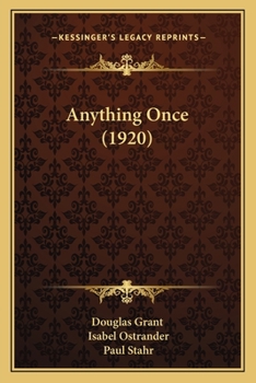 Paperback Anything Once (1920) Book