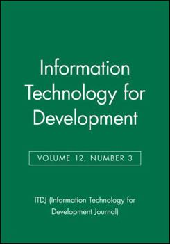 Information Technology for Development: v. 12, No. 3