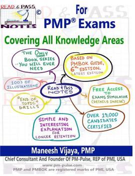 Paperback Read And Pass Notes For PMP Exams (Based On PMBOK Guide 6th Edition): The Right Way To Clear PMP Exams Book