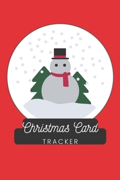Paperback Christmas Card Address Book: 6 Years Address Book and Tracker for The Christmas Cards You Send and Receive-157 Pages-6"x9" Book