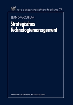 Paperback Strategisches Technologiemanagement [German] Book
