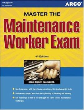 Paperback Maintenance Workers Exam, 4th Ed Book