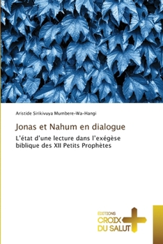 Paperback Jonas et Nahum en dialogue [French] Book