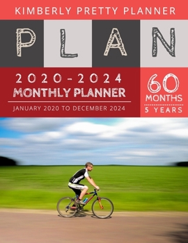 Paperback Monthly Planner 5 year: 2020-2024 Monthly Planner Calendar - internet login and password - 5 Year Goal Planner - Five Year Life Goal Plan - bi Book