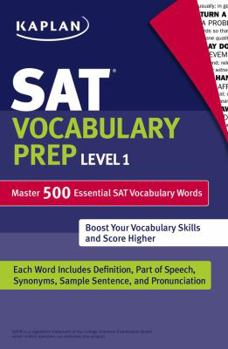 Paperback SAT Vocabulary Prep, Level 1 Book