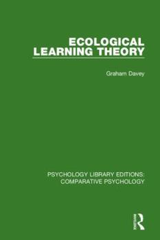 Hardcover Ecological Learning Theory Book