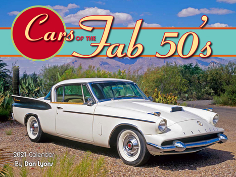 Calendar Cal 2021-Cars of the Fab 50s Wall Book