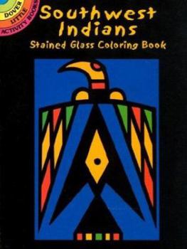 Paperback Southwest Indians Stained Glass Coloring Book