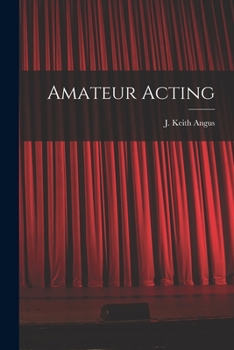 Paperback Amateur Acting [microform] Book