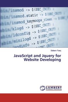 Paperback JavaScript and Jquery for Website Developing Book