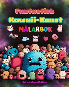 Paperback Fantastisk kawaii-konst - Målarbok - Söta och roliga kawaii-motiv för alla åldrar: Koppla av och ha kul med denna fantastiska kawaii färgläggningssaml [Swedish] Book