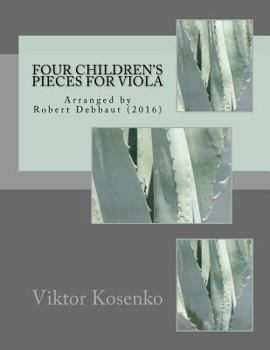 Paperback Four Children's Pieces: Arranged by Robert Debbaut (2016) Book