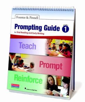 Spiral-bound Fountas & Pinnell Prompting Guide Part 1 for Oral Reading and Early Writing Book