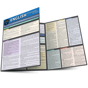 Misc. English Composition & Style: A Quickstudy Laminated Reference Guide Book