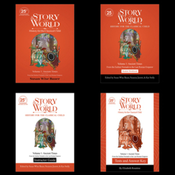 Misc. The Story of the World, Volume 1: Ancient Times Bundle, 25th Anniversary Expanded Edition: From the Earliest Nomads to the Last Roman Emperor Book