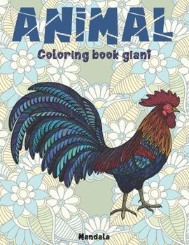 Paperback Mandala Coloring Book Giant - Animal Book
