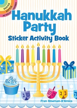 Hardcover Hanukkah Party Sticker Activity Book