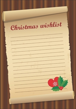 Paperback Christmas List Journal Planner: 200 Page Christmas List Notebook with Lines and Checkboxes Book