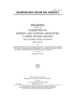 Paperback Transportation sector fuel efficiency Book