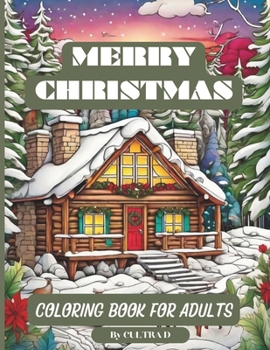 Paperback Merry Christmas Coloring Book for Adults Book