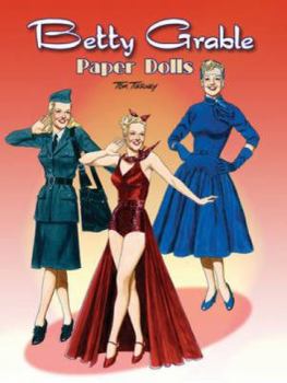 Paperback Betty Grable Paper Dolls Book