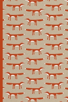 Weekly Planner: A Week to View Diary and Organiser - Monday Start with Fox Pattern Cover Art