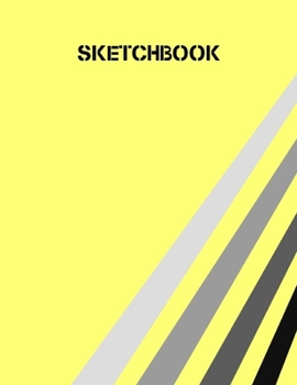 Paperback Sketchbook: 100 Blank Pages, 8.5 x 11, Sketch Pad for Drawing, Doodling and Painting Book