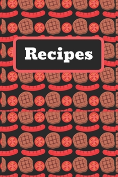 Recipes: Recipe journal to write in-120 Pages(6"x9") Matte Cover Finish