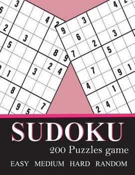 Paperback Sudoku: 200 puzzles game easy medium hard random Book
