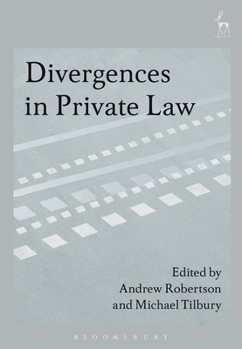 Hardcover Divergences in Private Law Book