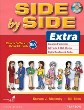 Paperback Side by Side Extra 2 Book/Etext/Workbook a with CD Book
