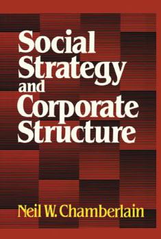 Paperback Social Strategy & Corporate Structure Book